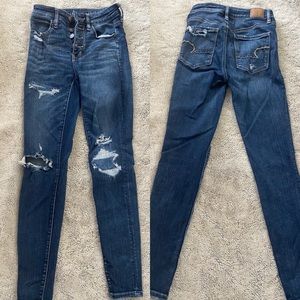 American eagle skinny jeans size 2